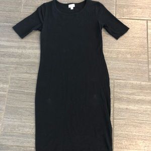 Solid Black Cotton LuLaRoe Julia